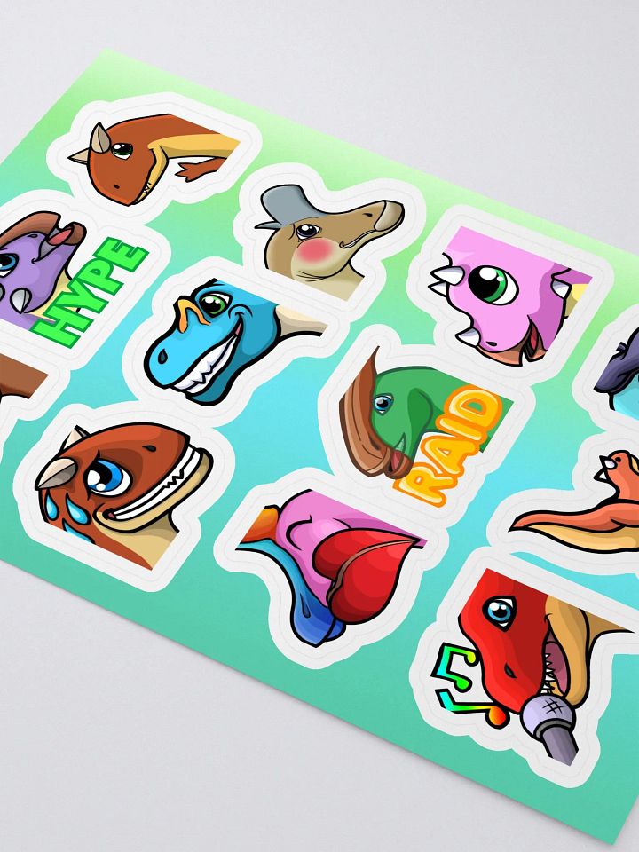 Emote Sticker Sheet product image (2)