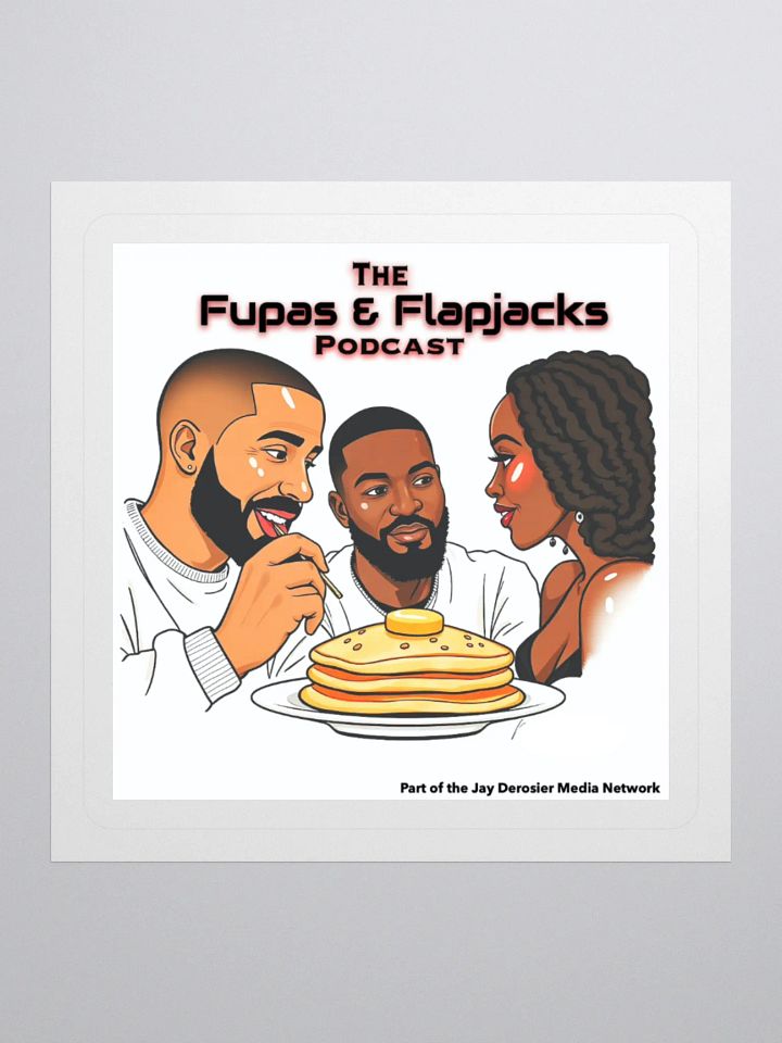 Fupas And Flapjacks Podcast Sticker product image (1)