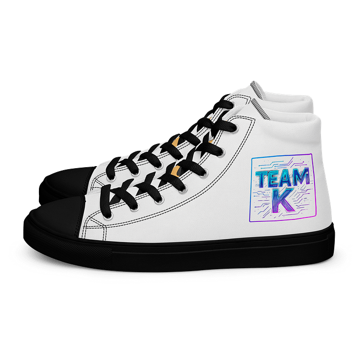 Team K V-11 Women's High Top Canvas Shoes product image (1)