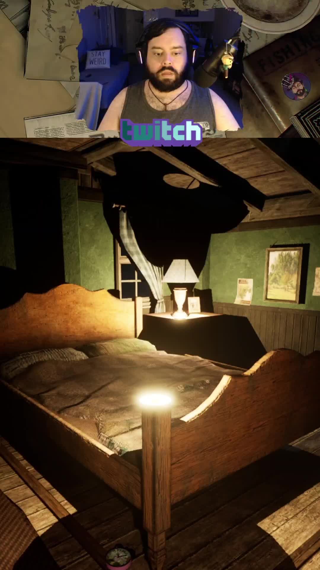 Why she rushing me? #indiehorror #indiegames #silentnights #horrorstreamer #fyp #twitchclips #twitchstreamer #gays #gaymer #gaymerbears #vdub 