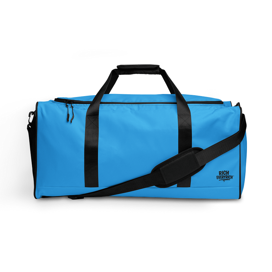RICHEVERYRICH Rich Blue All-Over Duffle Bag product image (1)