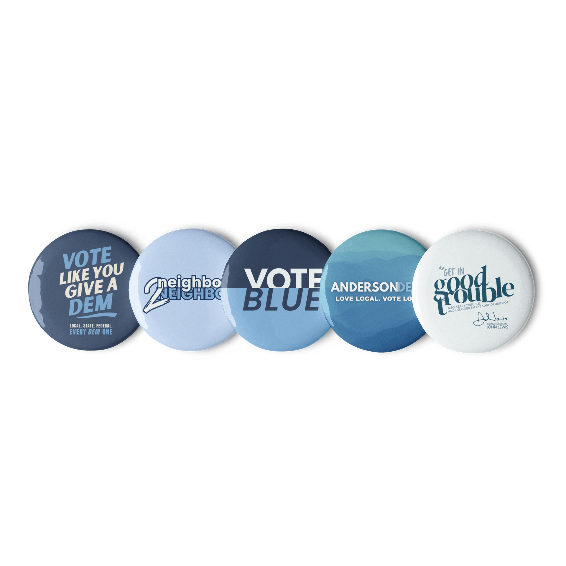 The Anderson County Button Set (Set of 5) product image (1)