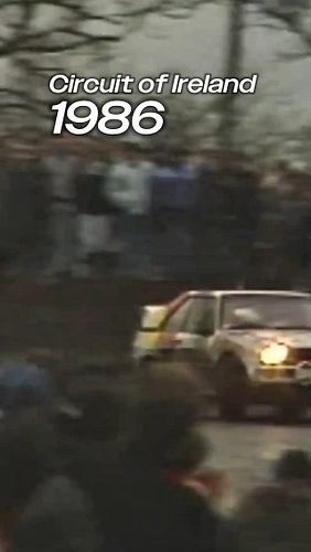 FULL spec Group B rally cars competing on the 1986 Circuit of Ireland Rally for the very last time including Hannu Mikkola in...
