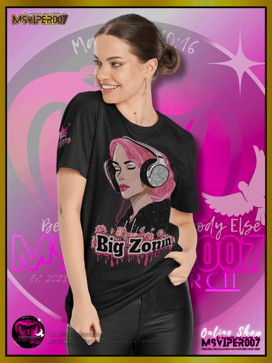T-Shirt [BZ] - MsViper007's "Big Zonin' By Anna H. (A3)" Cozy Womens T-Shirt product image (4)