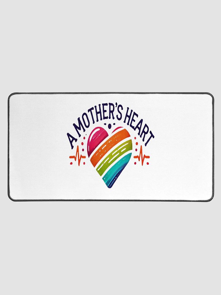 Mother's Heart Desk Mat product image (1)