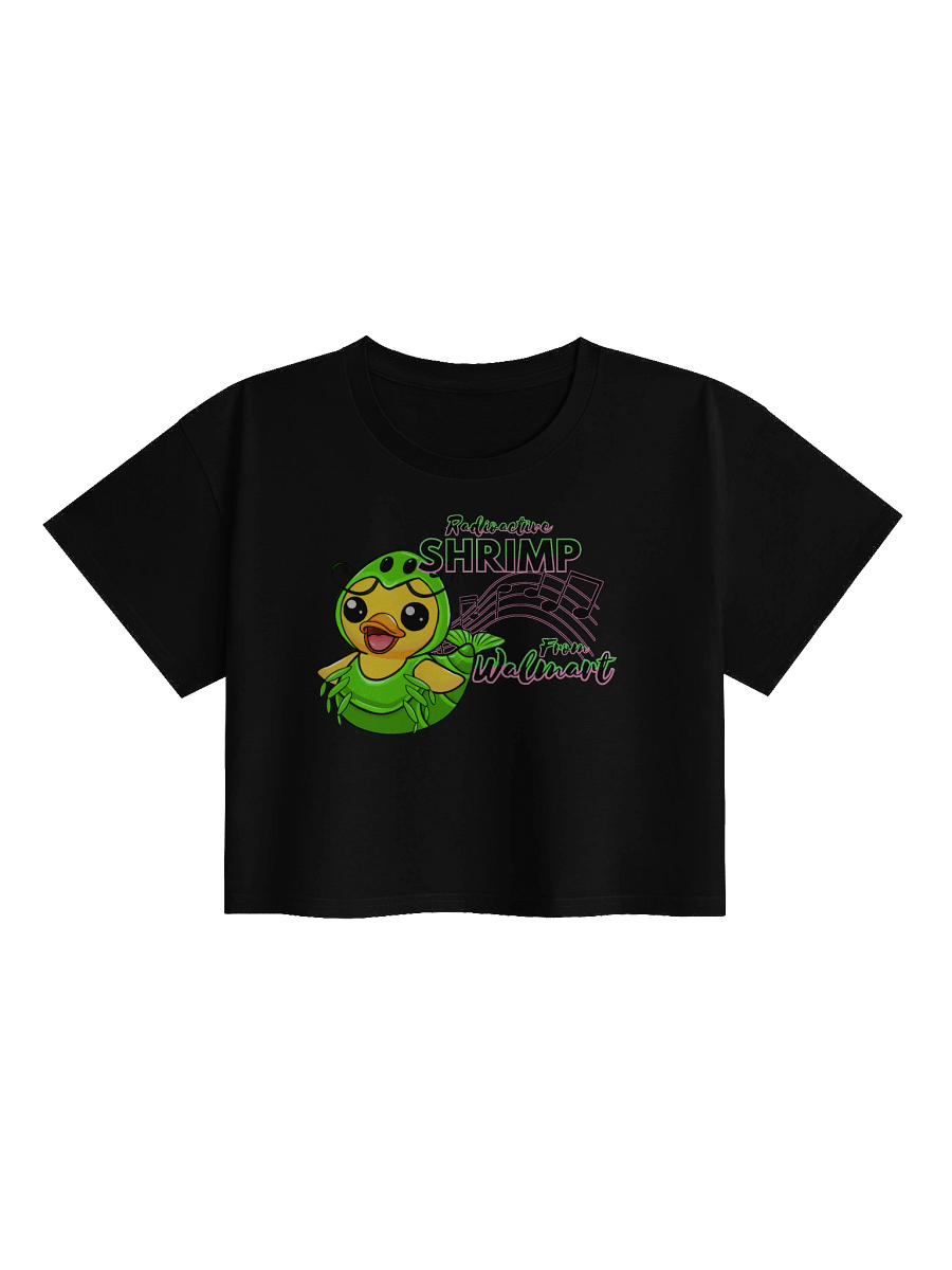 Radioactive Shrimp from Walmart Women's Meme Crop Top product image (1)