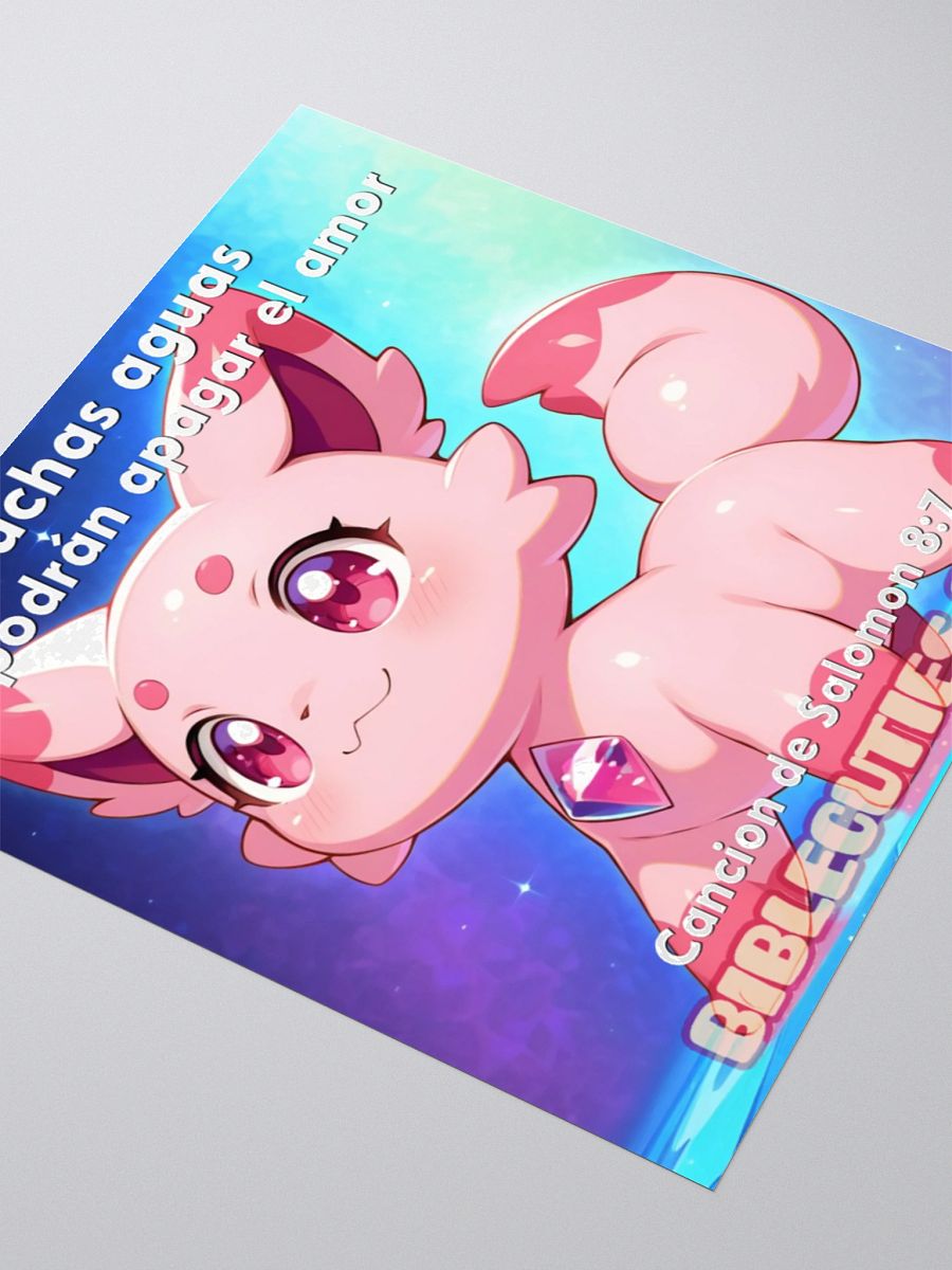 Amigitos Biblicos (Bible Cuties) Naomi – Muchas aguas no podran apagar el amor Calcomania / Pegatina product image (7)