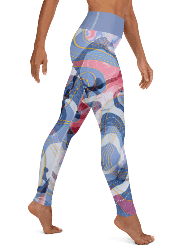 Tectonic map-Yoga Leggings product image (10)
