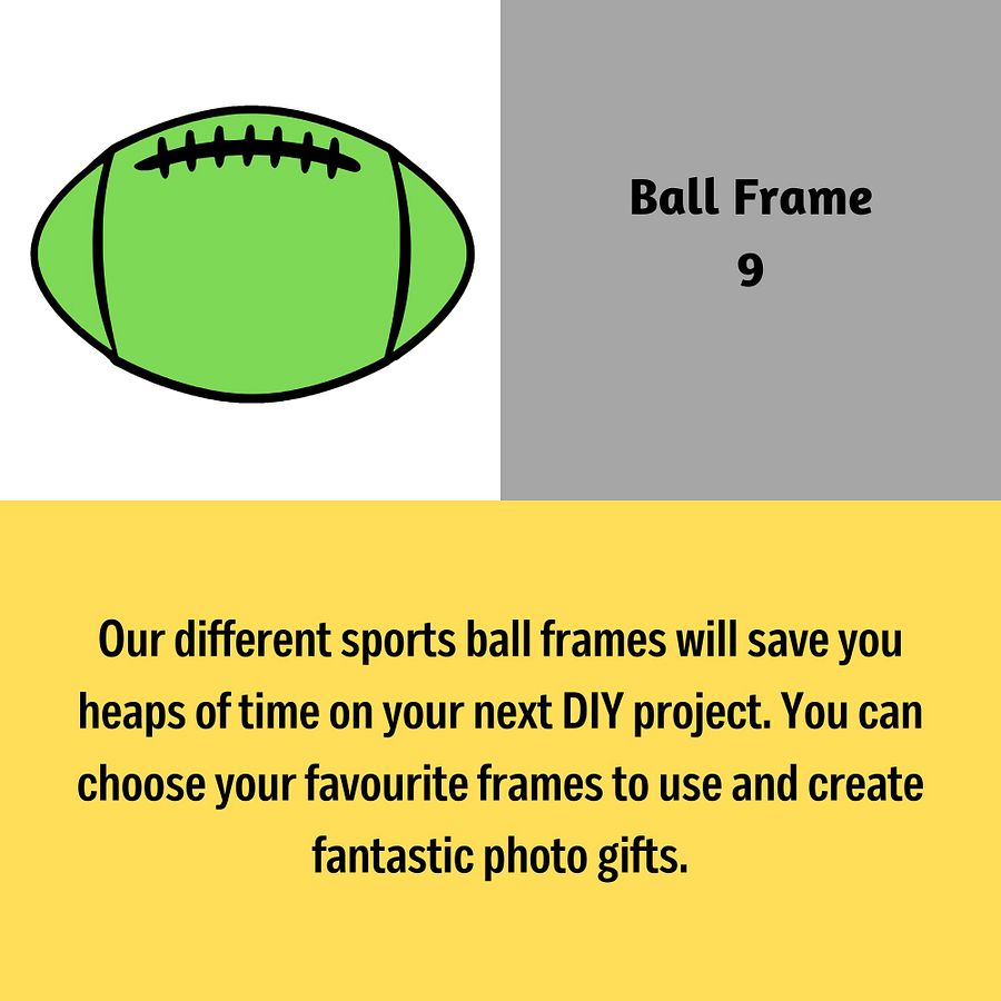 Sports Ball Frames Canva Templates product image (9)