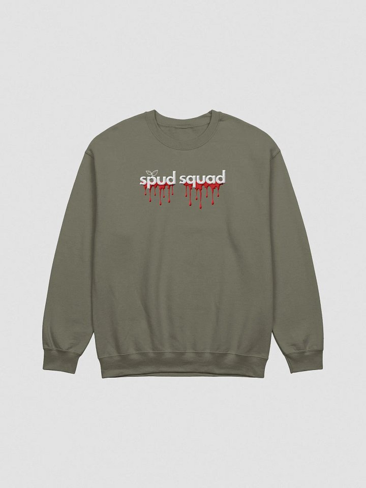 spud squad bloodscript embroidered crewneck product image (5)