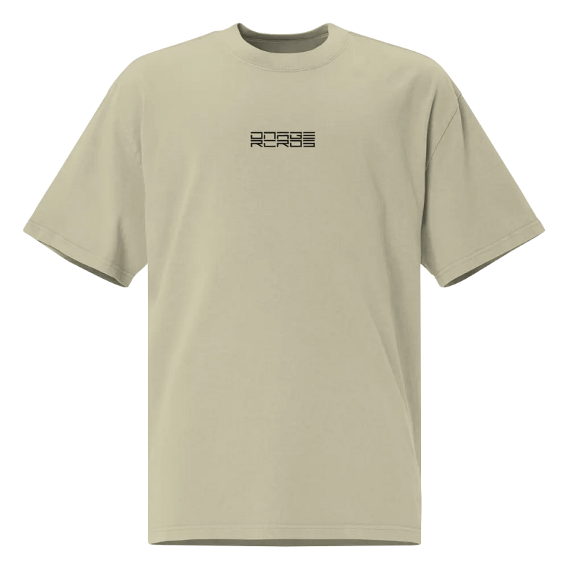 DNAGE RCRDS Embroidered T Shirt (Faded Eucalyptus)