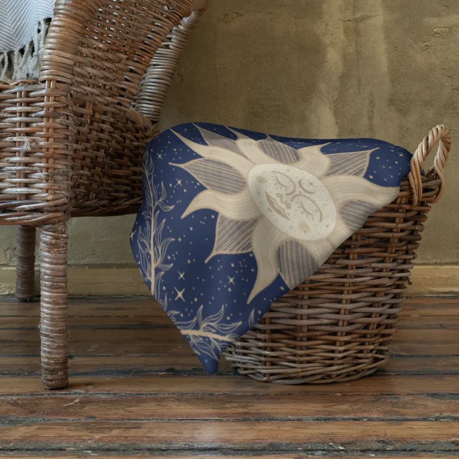 Mystic Suns and Leaves Throw Blanket product image (10)