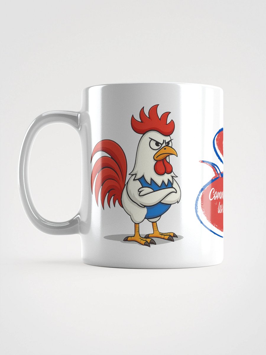 Mug Blanc, Coq Râleur - Bla-bla-bla - Comment encore les croire - Cadeau Humour Français product image (1)