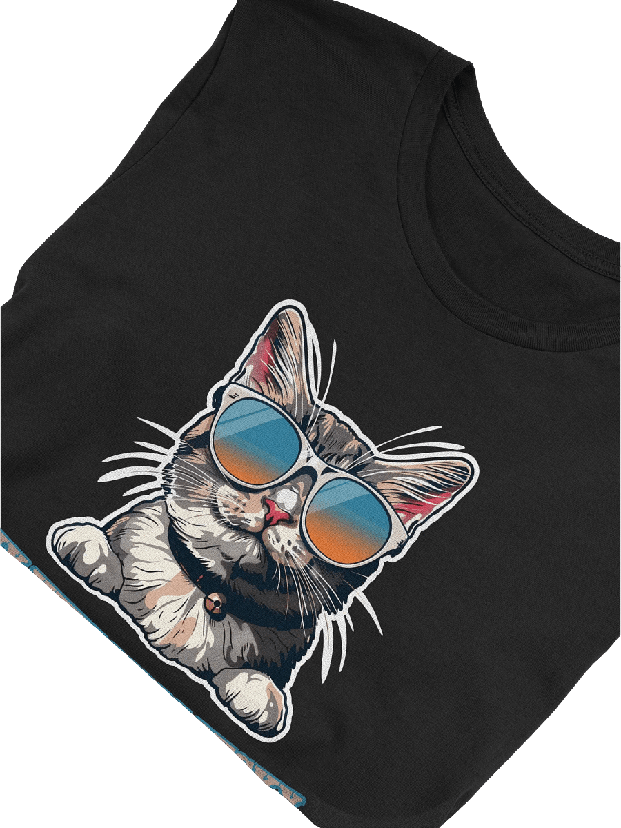 Cool Cat Sunglasses T-Shirt product image (5)