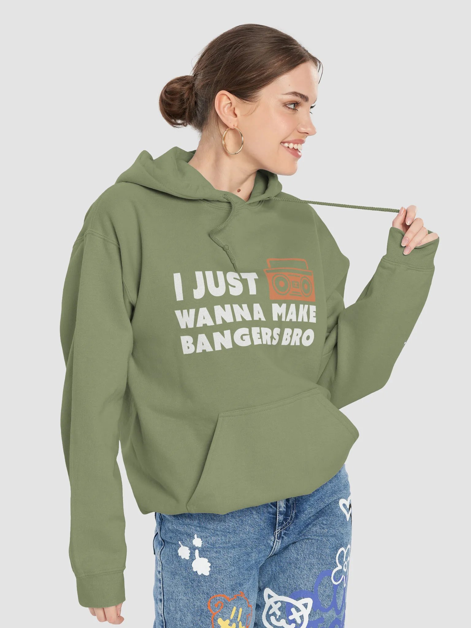 I Just Wanna Make Bangers Hoodie product image (2)