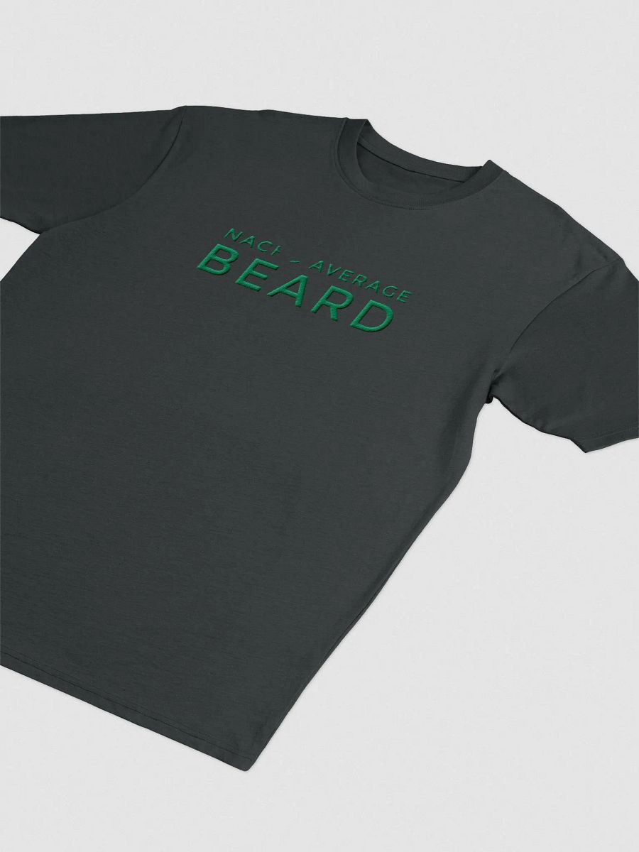 Men's Nacho Average Beard T-Shirt (Green Embroidery) product image (3)