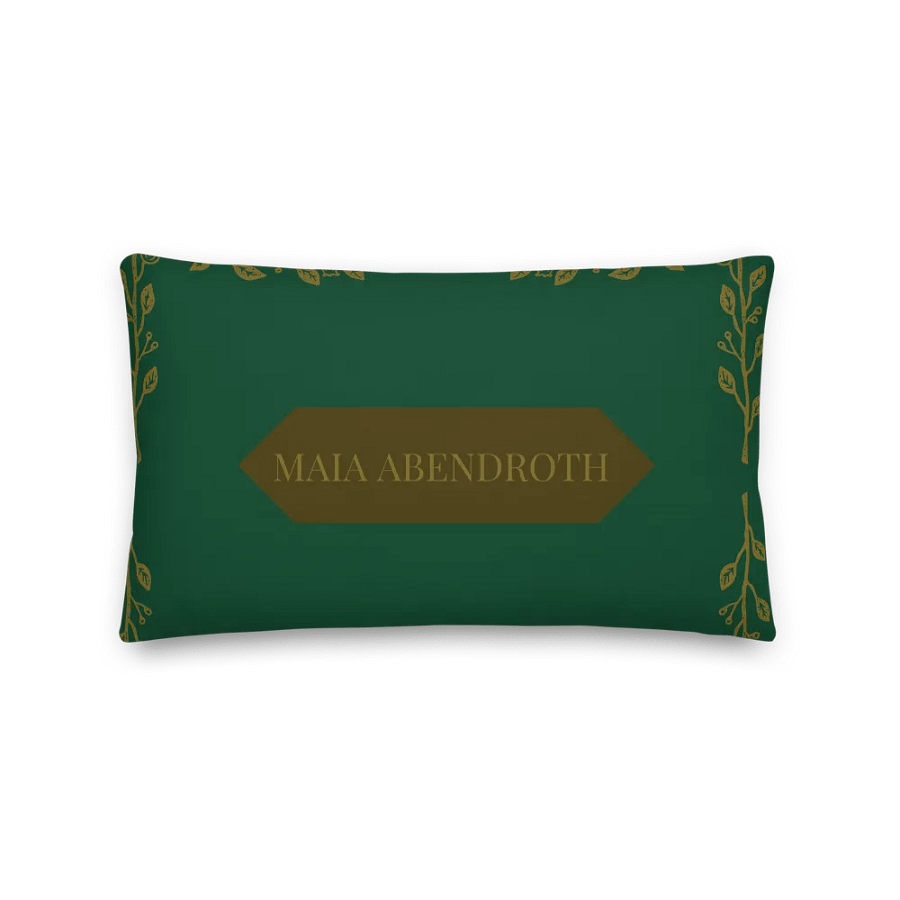 Holiday: Green Logo Throw Pillow product image (11)