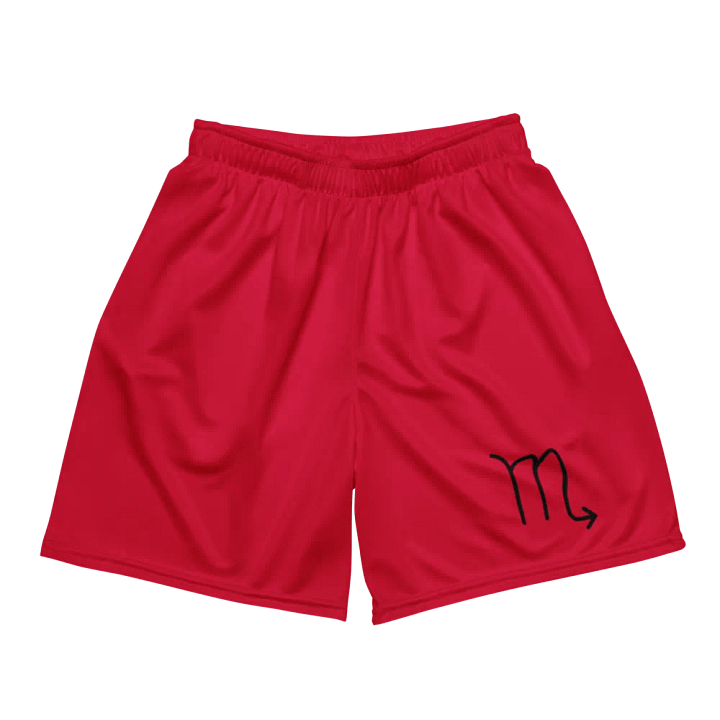 Scorpio Symbol All-Over Print Mesh Shorts product image (2)