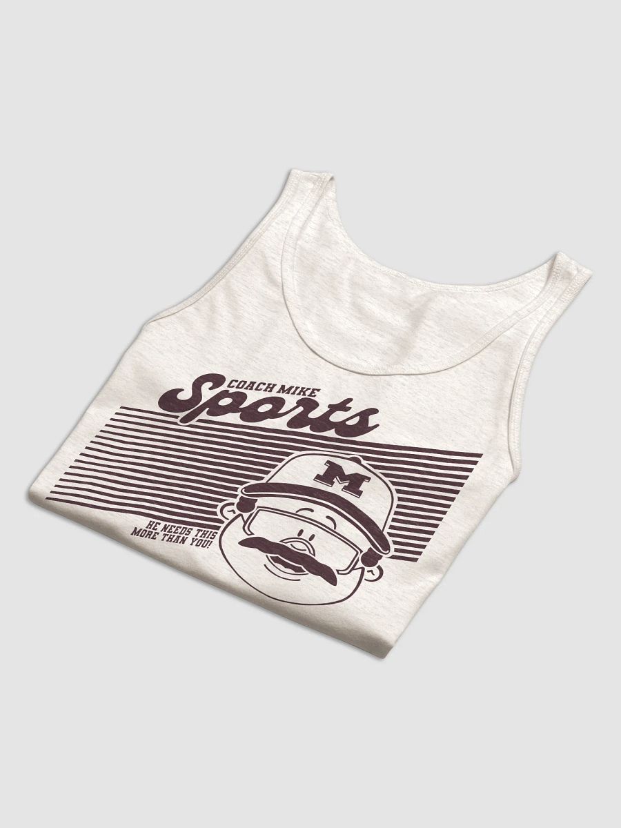 Coach Mike Sports Tank - Cream/Maroon product image (2)