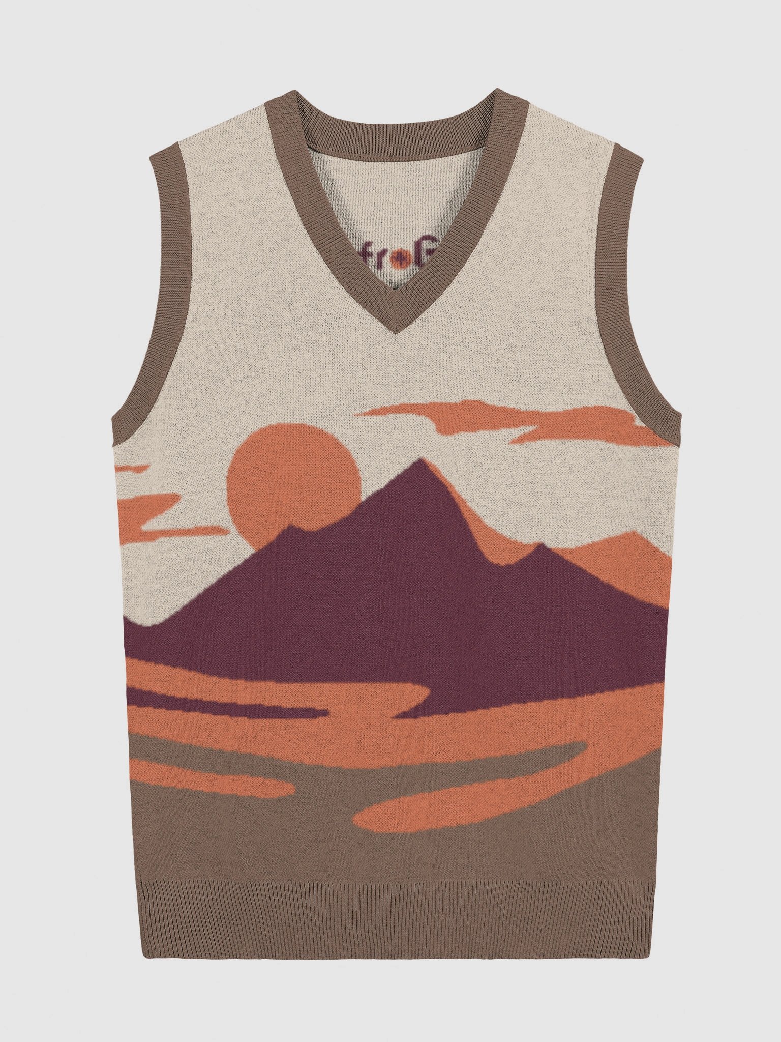 Knitted V-Neck Vest product image (4)