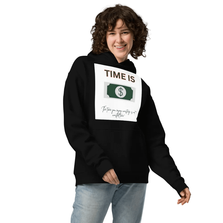 Time is Currency Oversized Hoodie product image (3)
