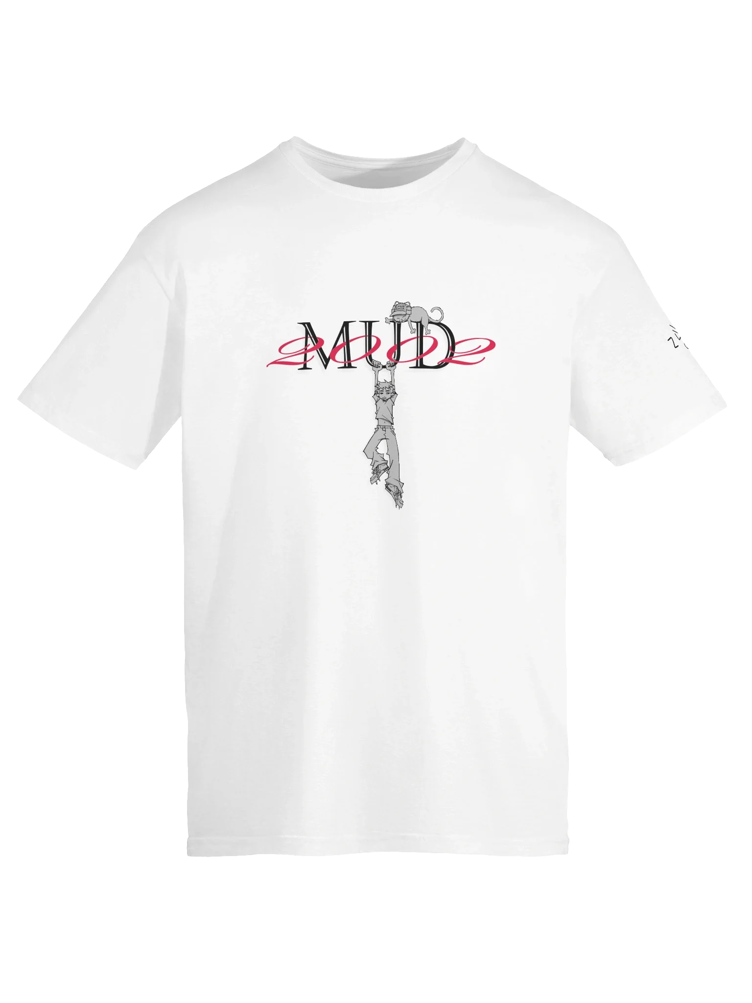 Mud2002 "Odd" Tee (White) product image (9)