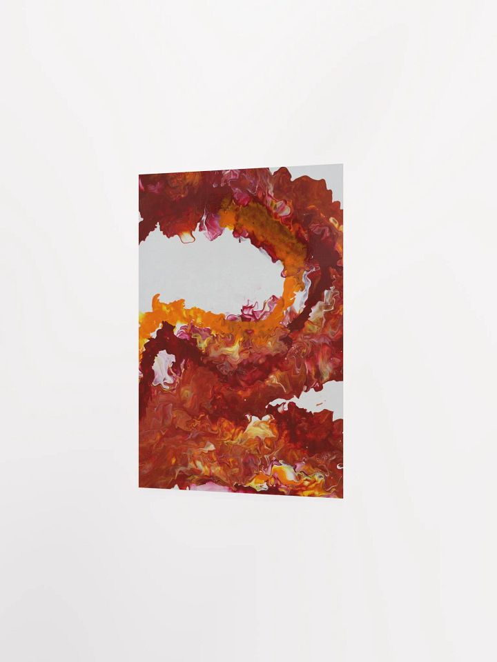 Acrylic Pour Printed Matte Poster - #05MO Design product image (3)