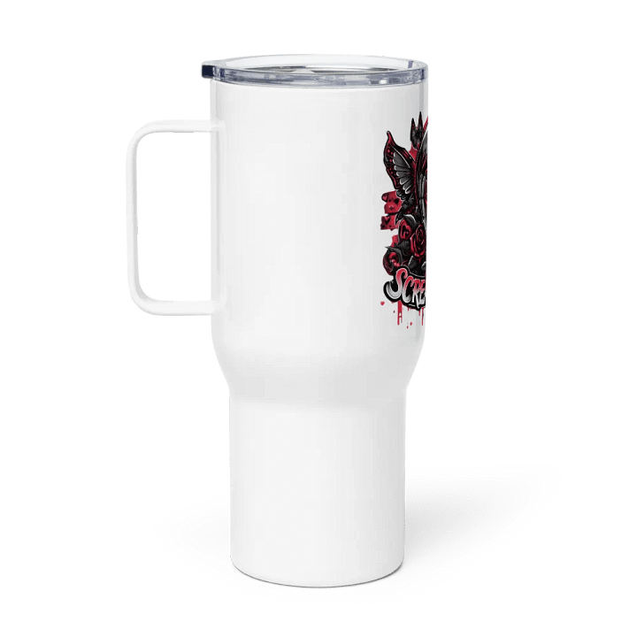 Gothic Scream Queen Skull Travel Mug product image (1)