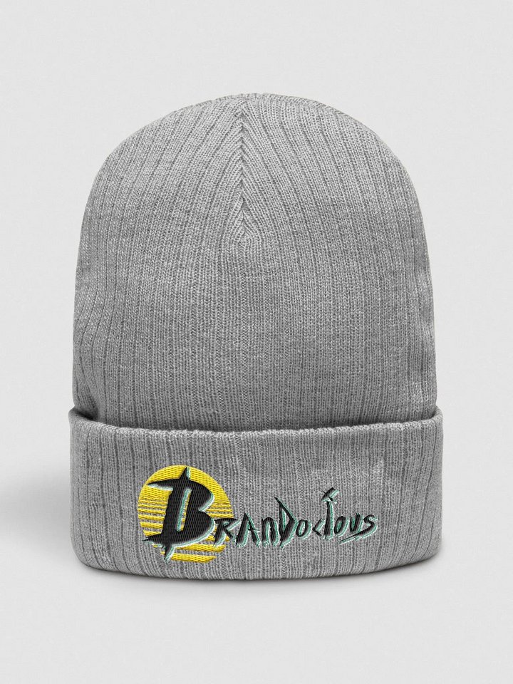 Brandocious Yellow Sun - Ribbed Knit Beanie product image (3)