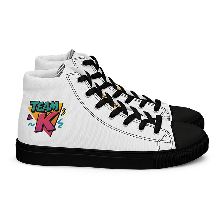 Team K 1990's Women's High Top Canvas Shoes product image (2)