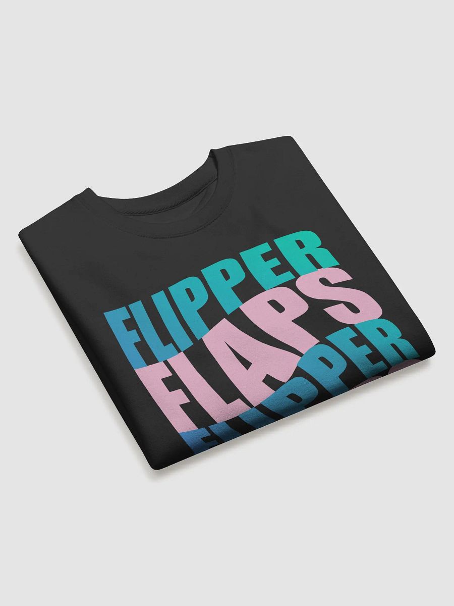 FlipperFlaps Sweatshirt (Teal & Pink) product image (3)