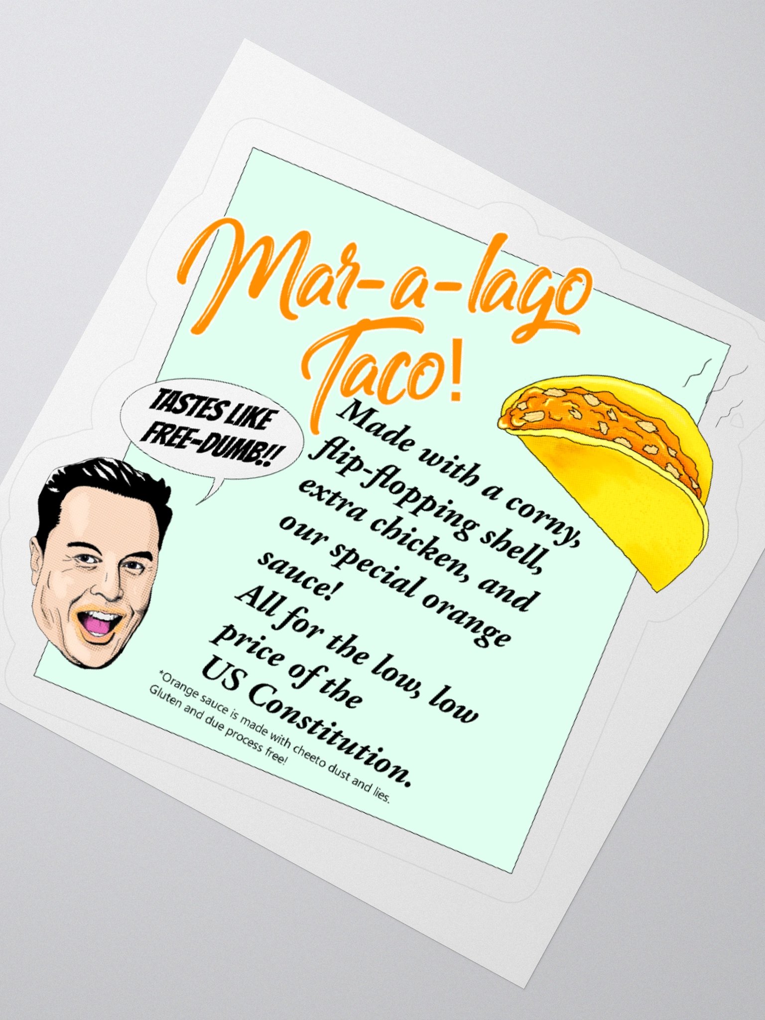 Mar-a-lago Taco Sticker product image (5)