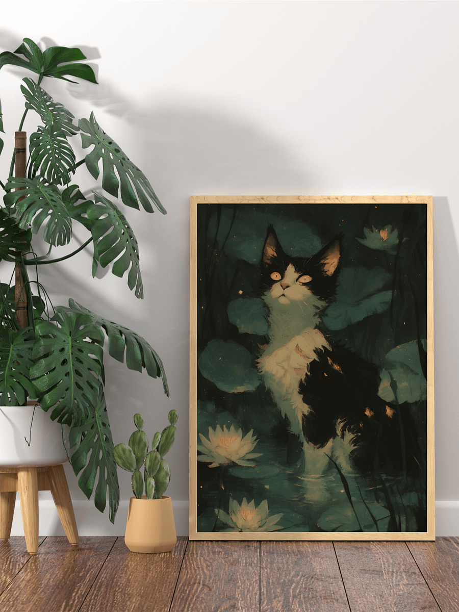 Moonlit Guardian - Serene Nightwatch Art product image (3)