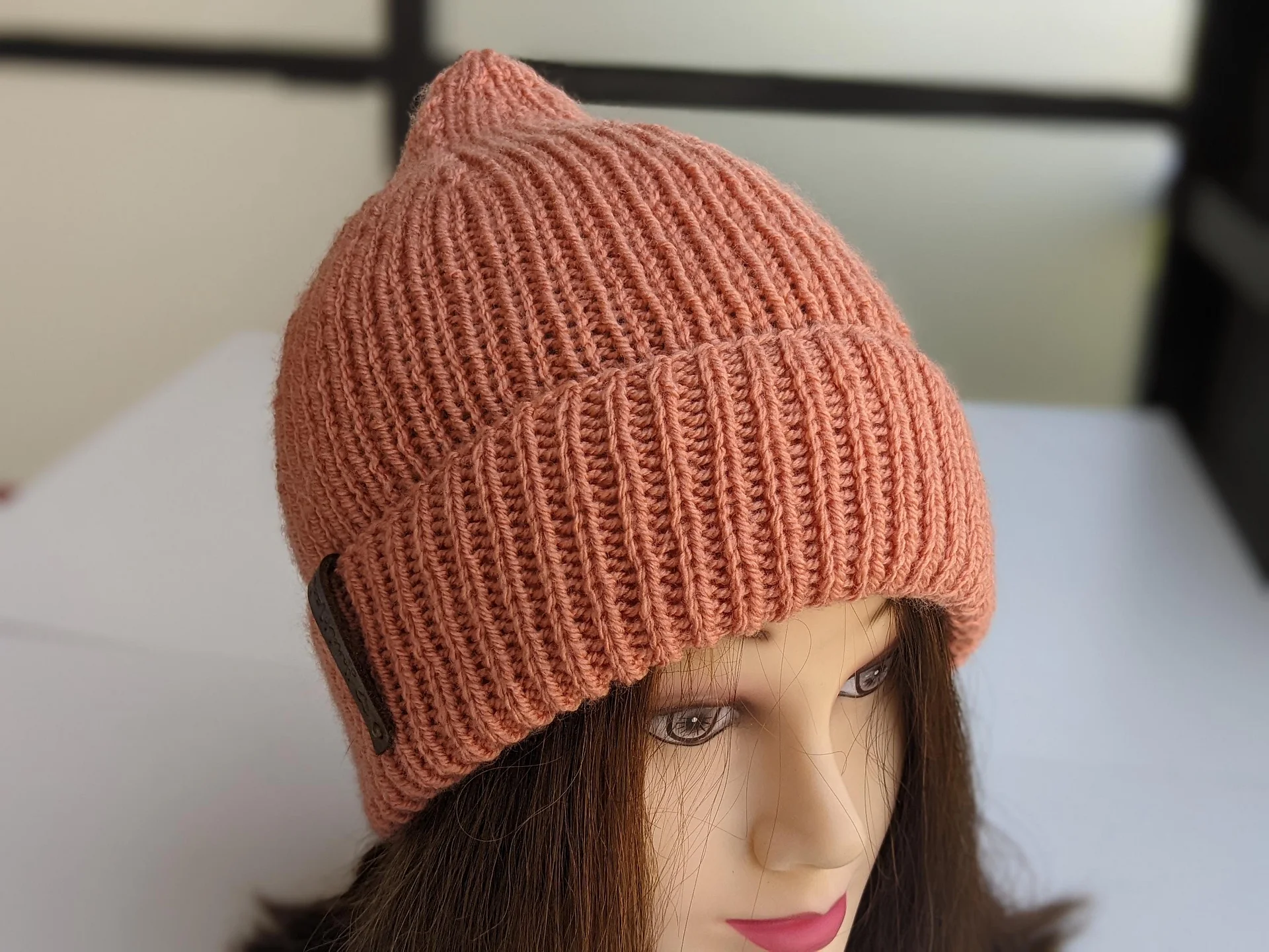 Knit Ribbed Smooth Hat Pattern product image (7)