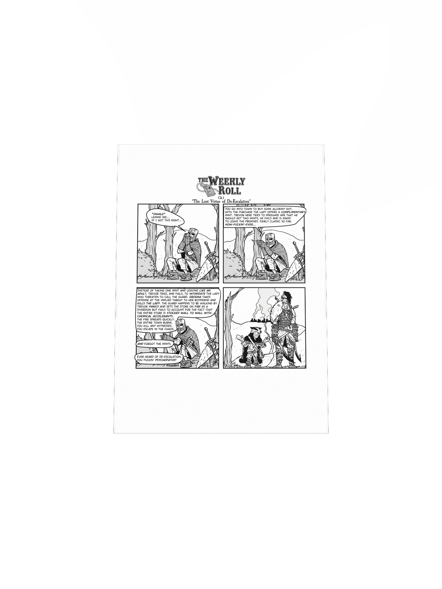 The Weekly Roll Ch. 1. Print Rectangular product image (16)