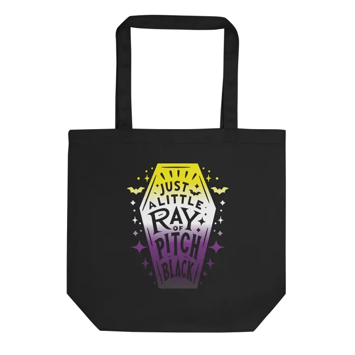 Little Ray Nonbinary Flag Tote product image (1)
