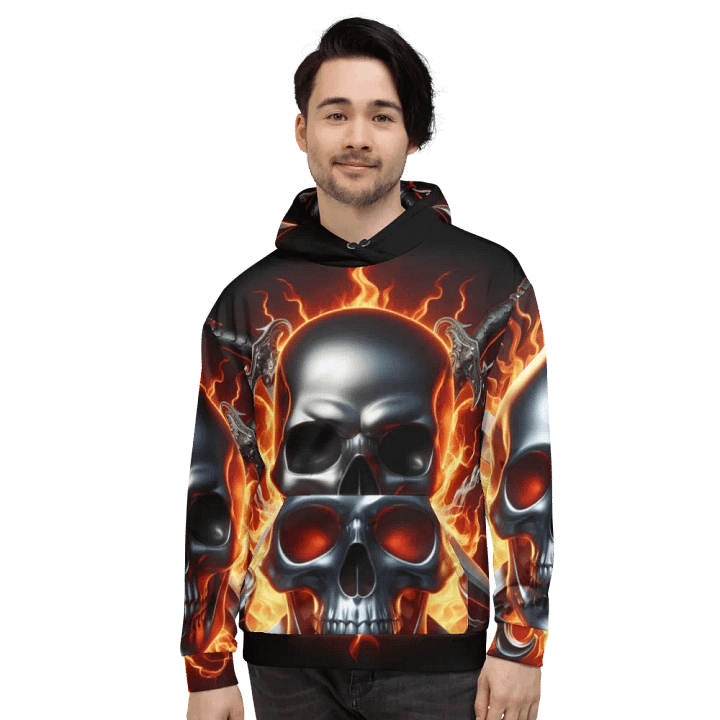 Reclaimed Fury - Unisex Skull Hoodie #26 product image (2)