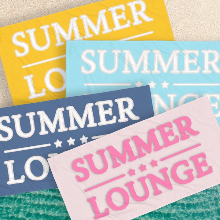 SUMMER LOUNGE TURQUOISE TOWEL - Handtuch Türkis product image (2)