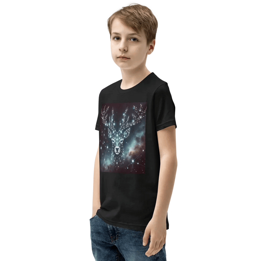 Starlit Reindeer Kids T-Shirt - Winter 2024 product image (6)