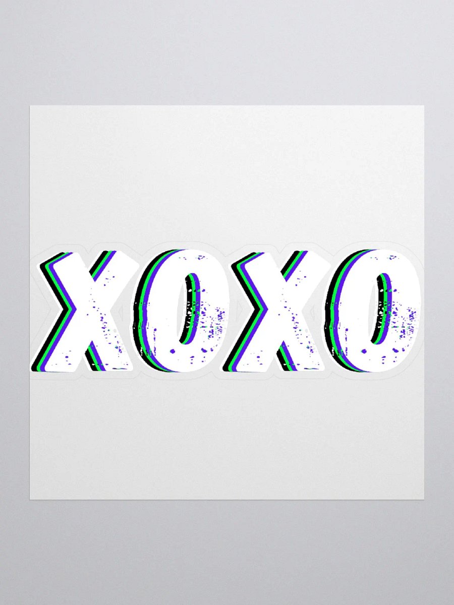 XOXO Sticker - White product image (1)