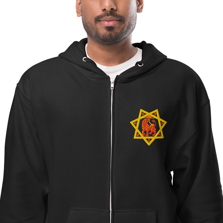Babalon Star Embroidered Zip Hoodie product image (1)