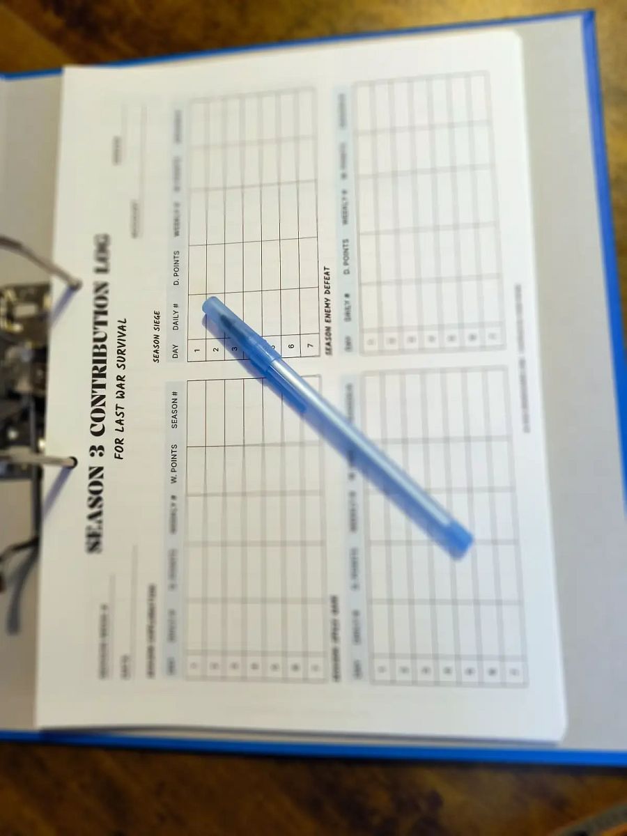 Season 3 Printable Planner Kit for Last War Survival product image (3)