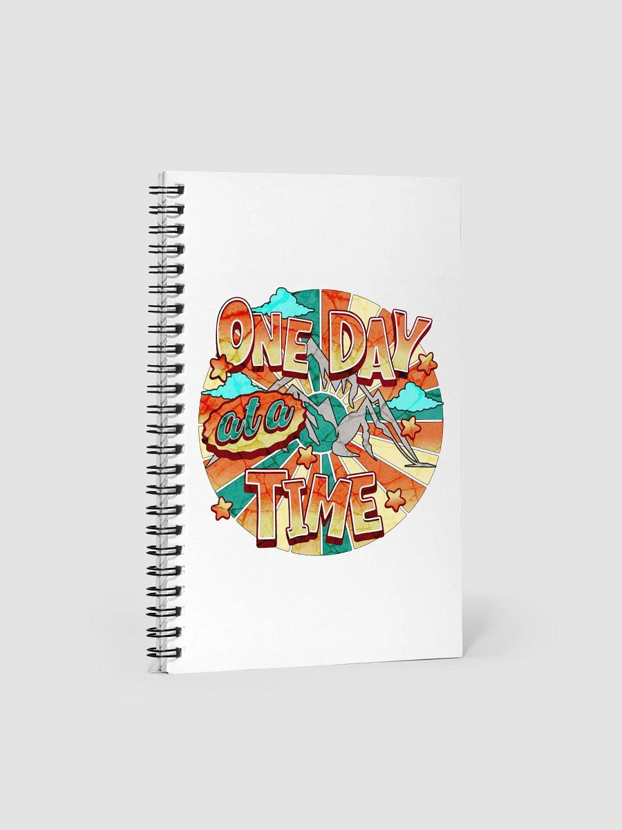 One Day At A Time Vibrant Motivational Spiral Notebook product image (1)