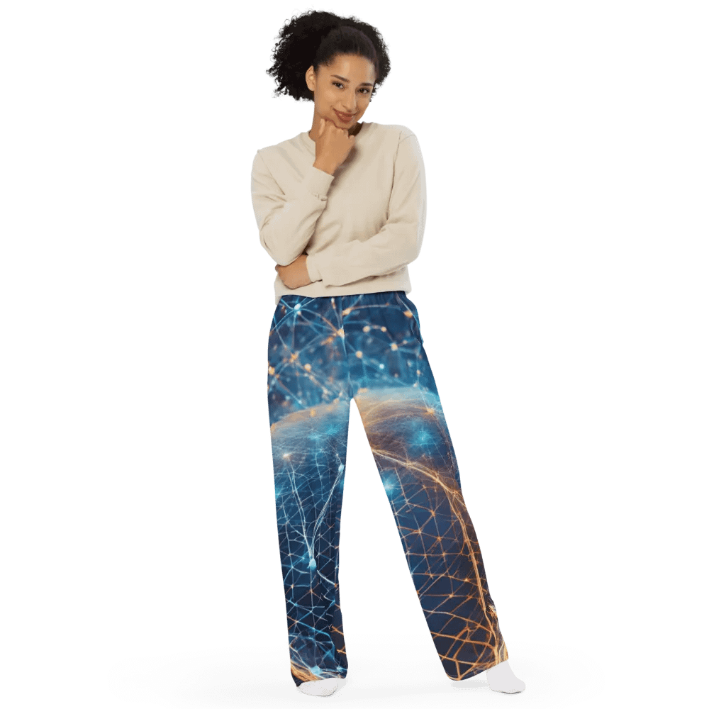 Neural Network Connection Wide-Leg Pants product image (11)