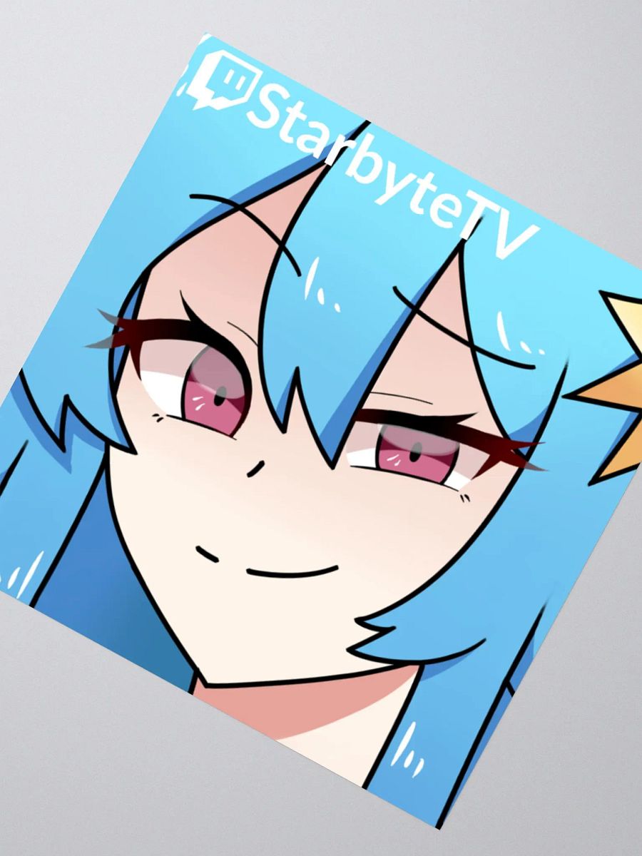 Astra Smug Kiss Cut Sticker product image (8)