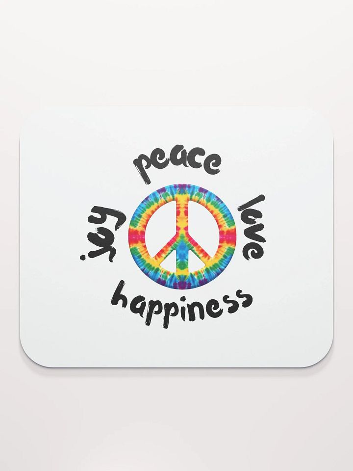 Tie-Dye Peace Mouse Pad product image (2)