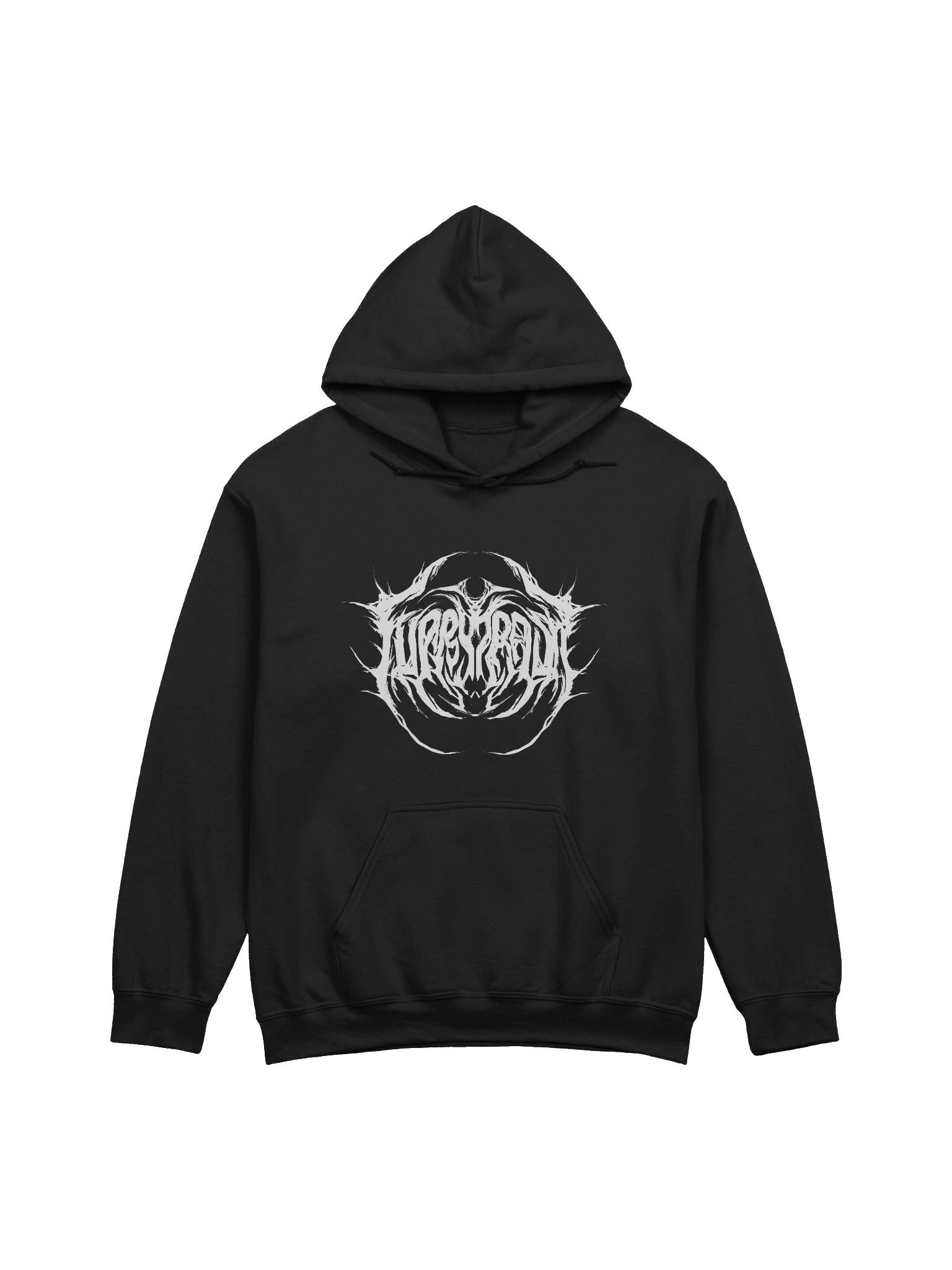 Furry Trash Hoodie – Metal Logo (White Print) product image (5)