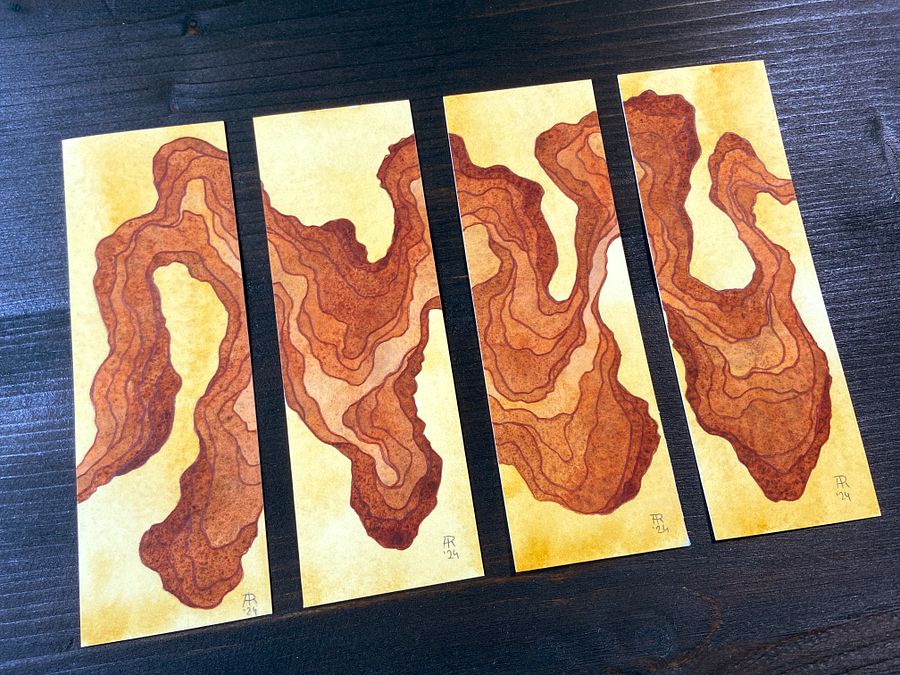 Watercolour Bookmarks product image (3)