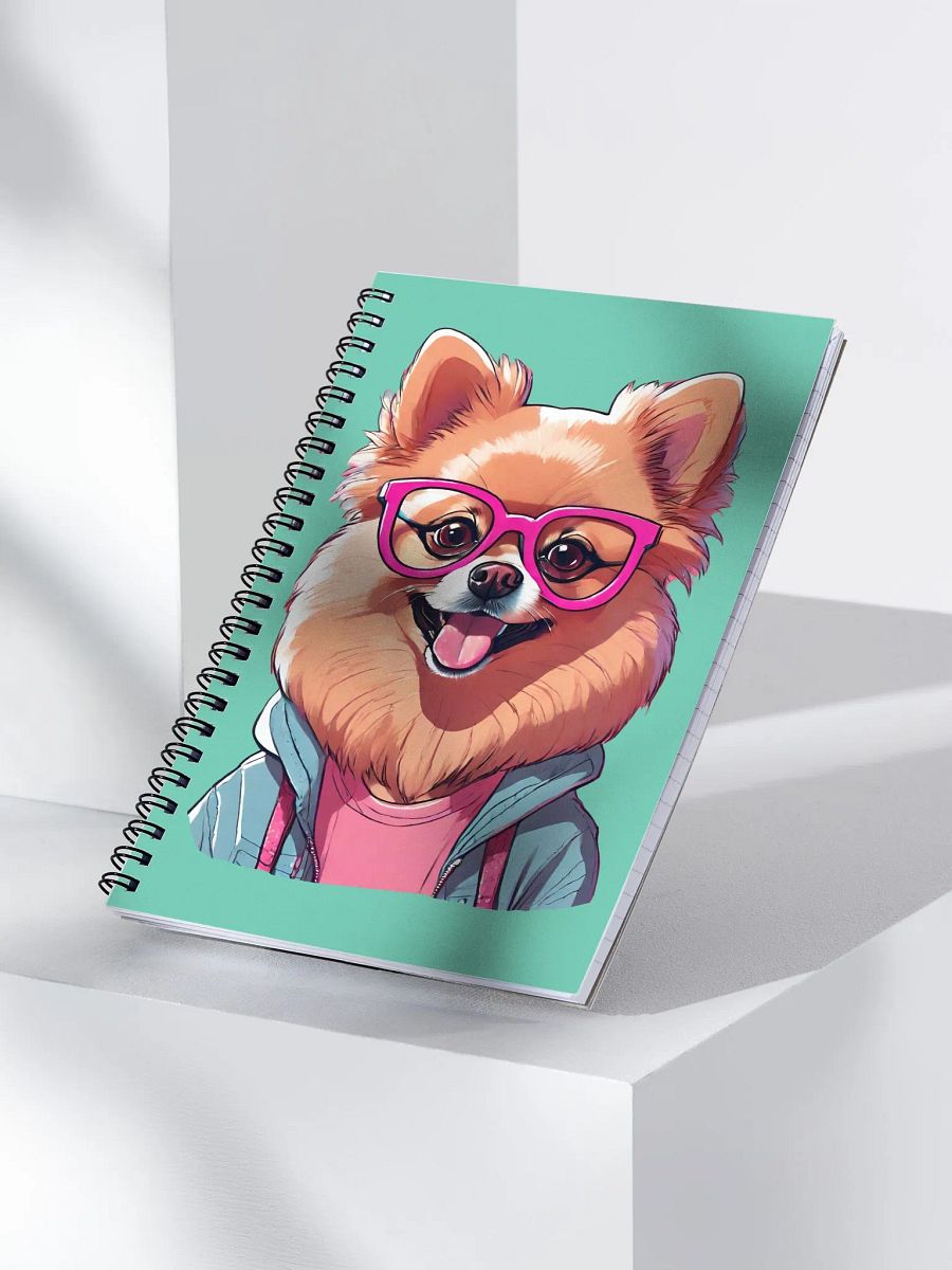 Geeky Pomeranian Spiral Notebook product image (4)