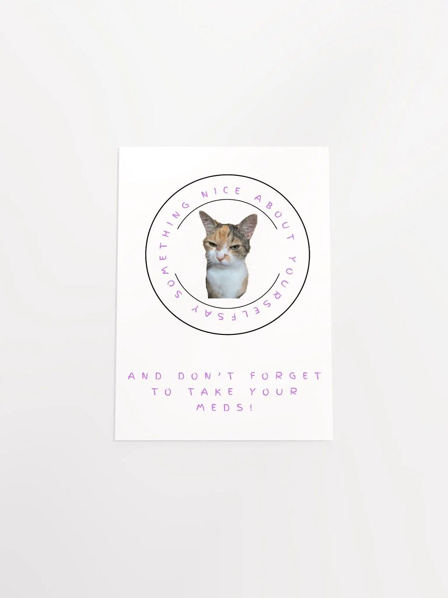 Sassy Cat Wisdom Poster product image (4)